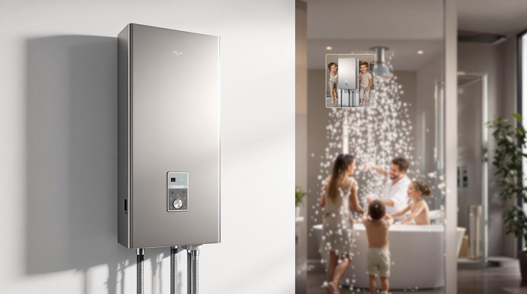tankless water heater advantages